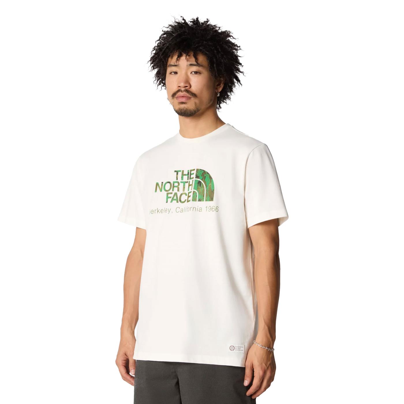 The North Face Berkeley California S/S Tee White Dune  - NF0A87U5Y1O1