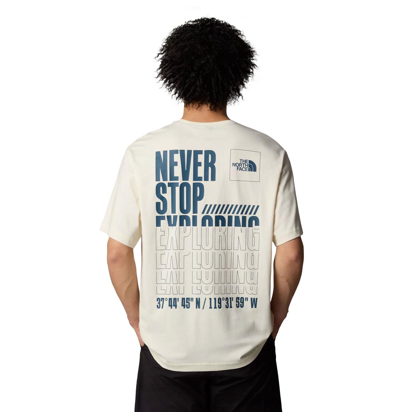 The North Face S/S Coordinates Tee White Dune  - NF0A89DAQLI1