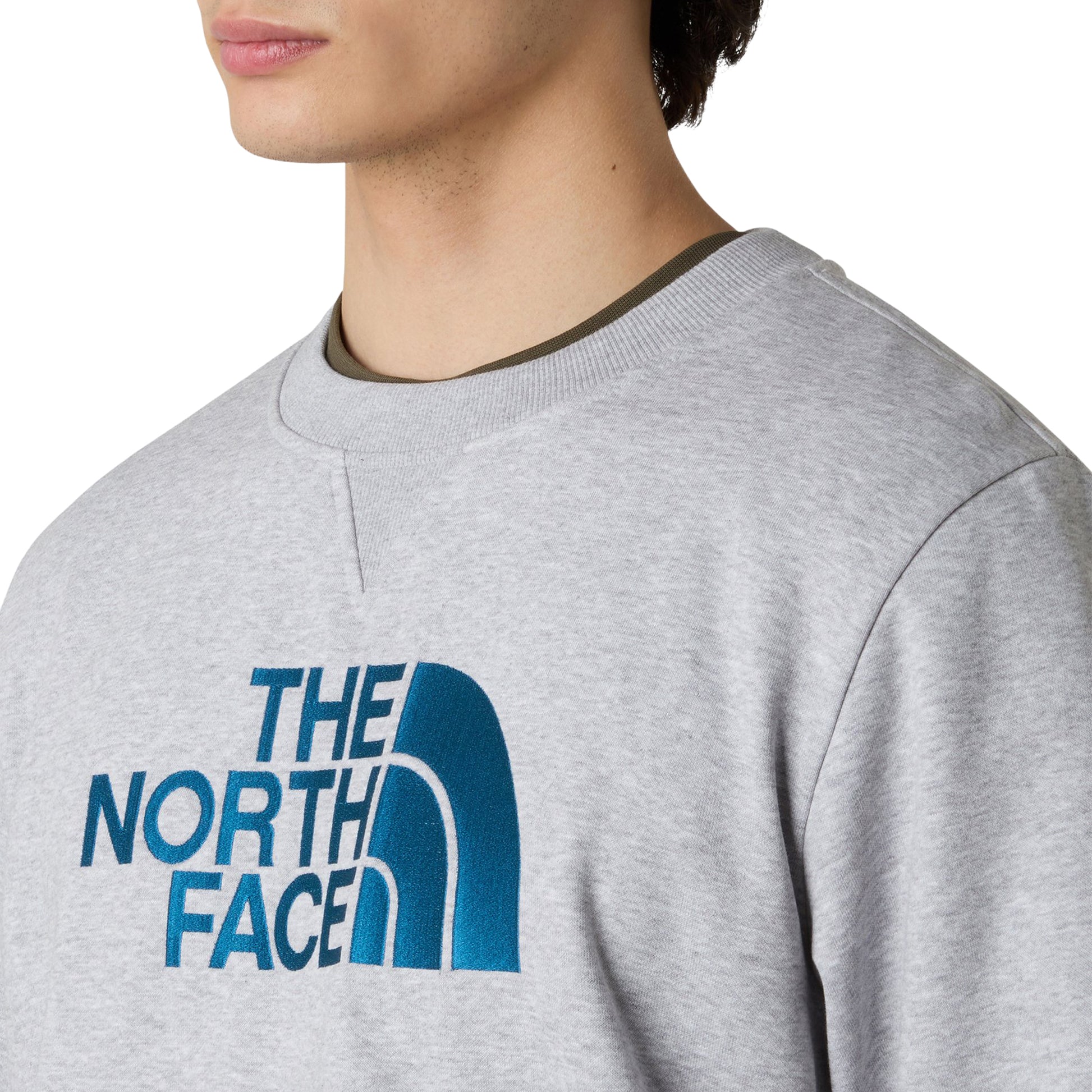 The North Face Drew Peak Crew TNF Light Grey Heather  - NF0A89EKFAO1
