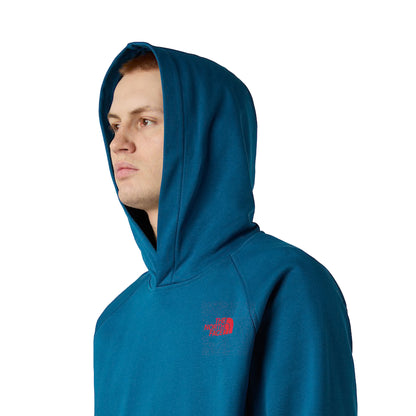 The North Face Raglan Box NSE Hoodie Mineral Ink  - NF0A89F9F9T1