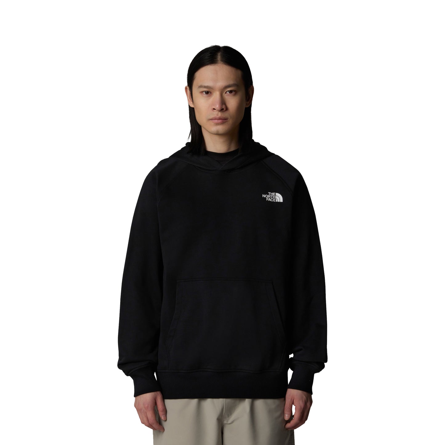 The North Face Raglan Box NSE Hoodie TNF Black/TNF White  - NF0A89F9KY41