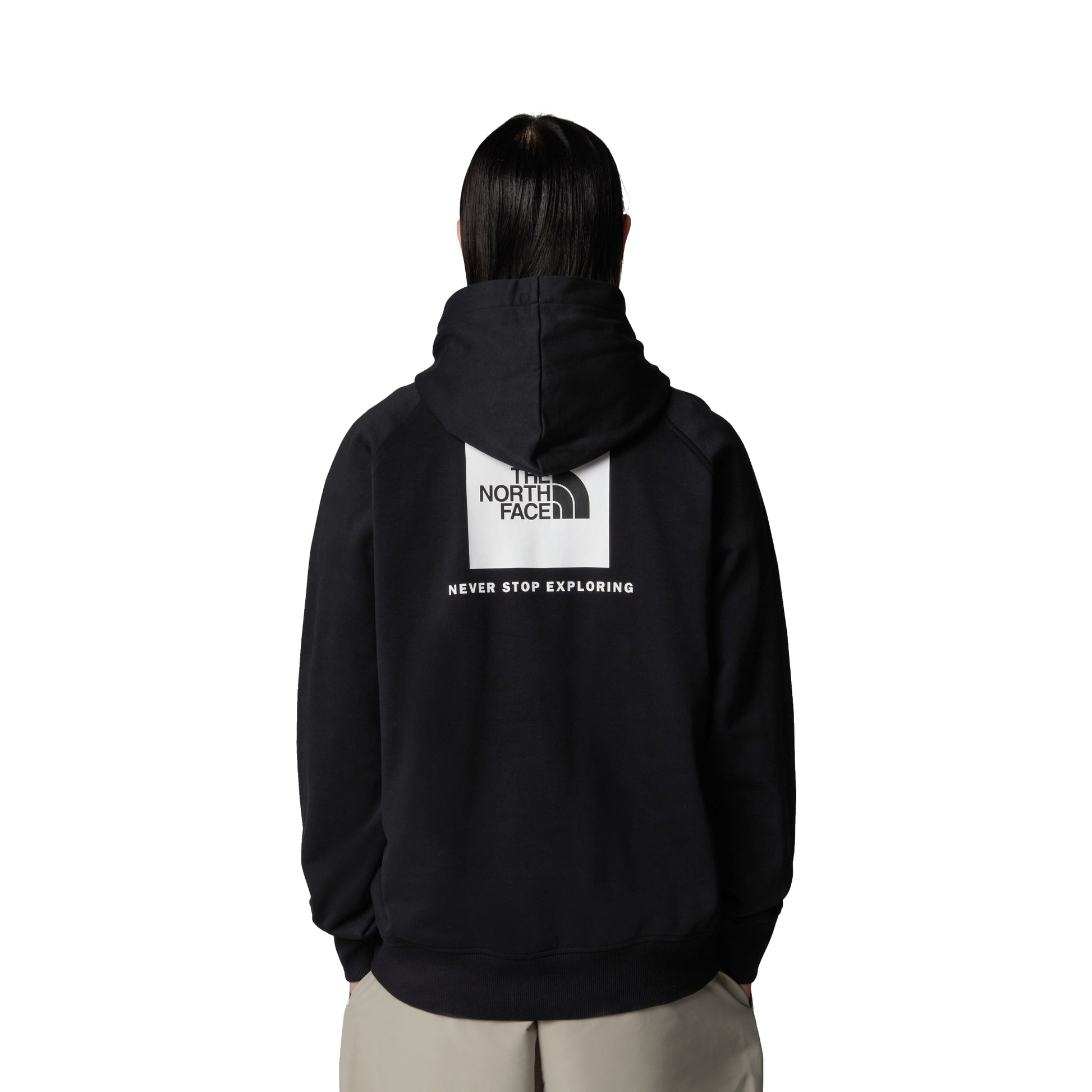 The North Face Raglan Box NSE Hoodie TNF Black/TNF White  - NF0A89F9KY41