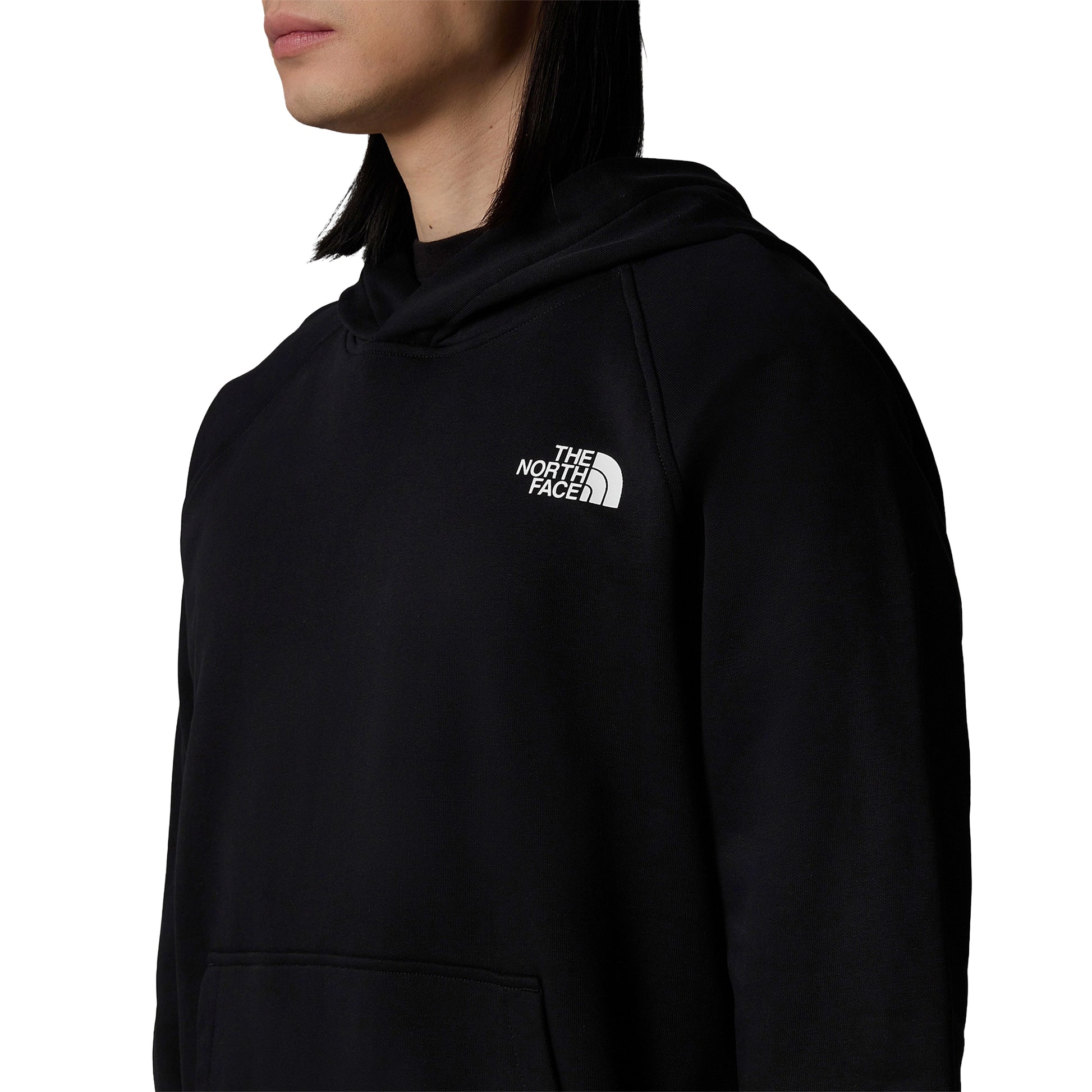 The North Face Raglan Box NSE Hoodie TNF Black/TNF White  - NF0A89F9KY41