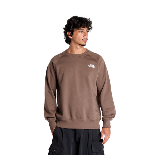 The North Face Raglan Redbox Crew Smokey Brown  - NF0A89FA1OI1