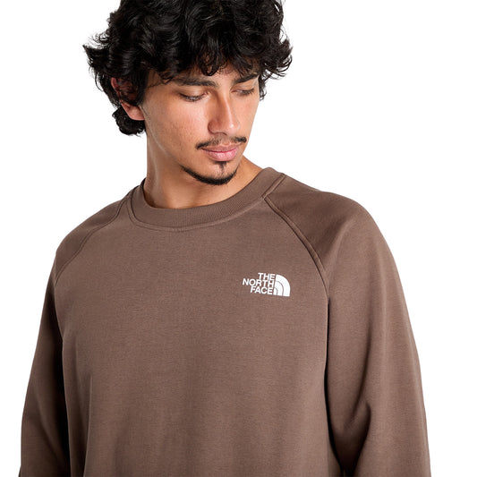 The North Face Raglan Redbox Crew Smokey Brown  - NF0A89FA1OI1