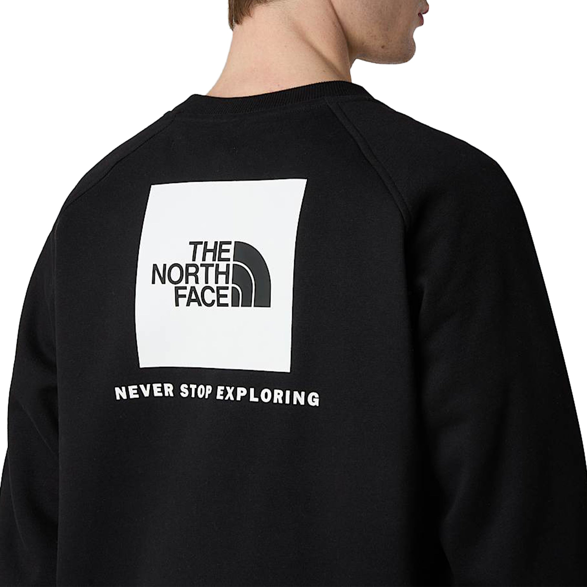 The North Face Raglan Box NSE Crew TNF Black  - NF0A89FAJK31