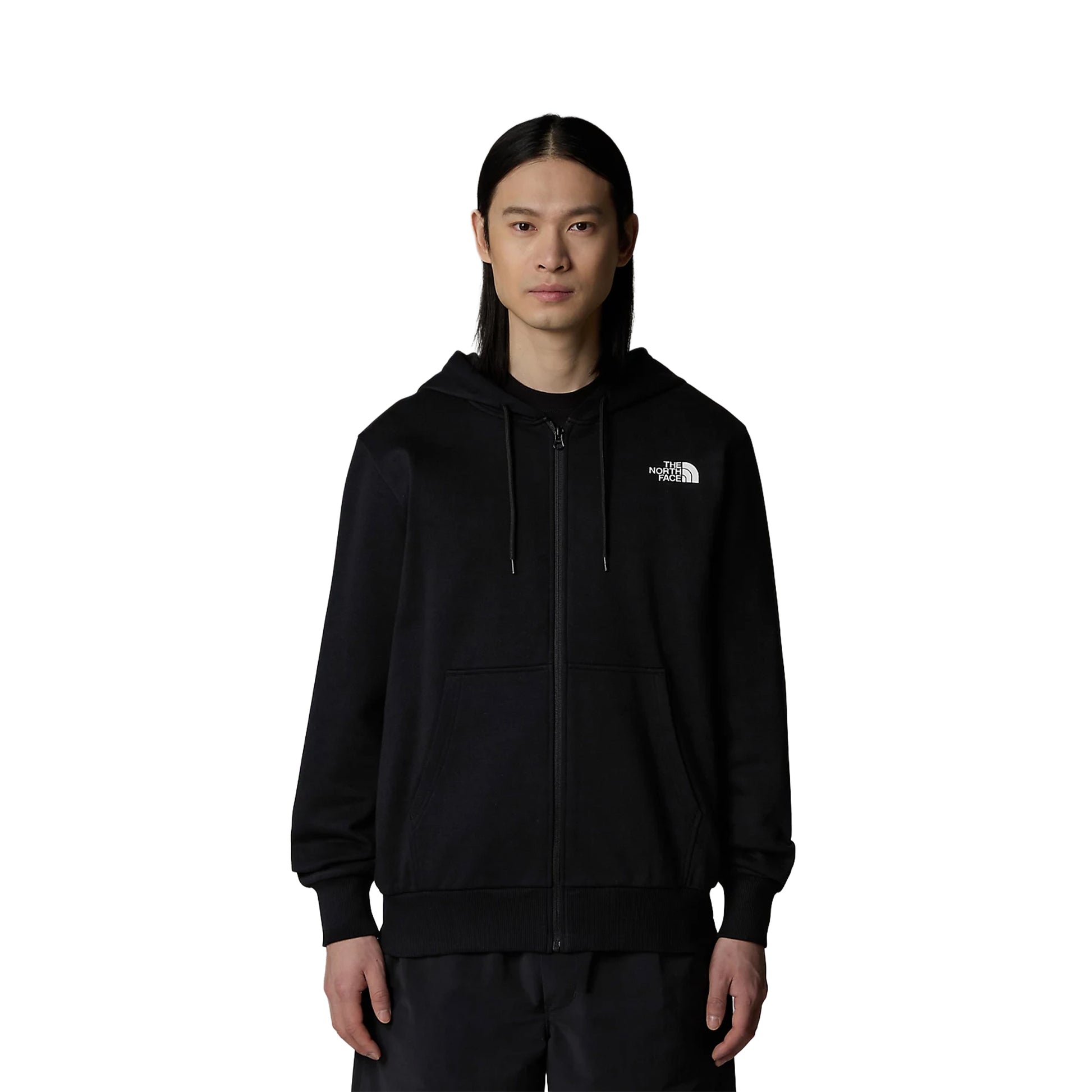 The North Face Simple Dome Full Zip Hoodie TNF Black  - NF0A89FDJK31