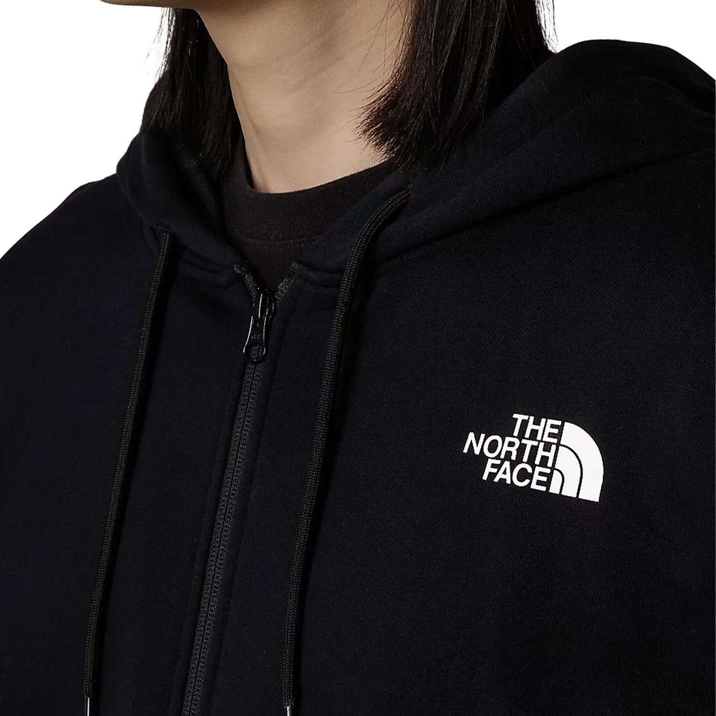 The North Face Simple Dome Full Zip Hoodie TNF Black  - NF0A89FDJK31