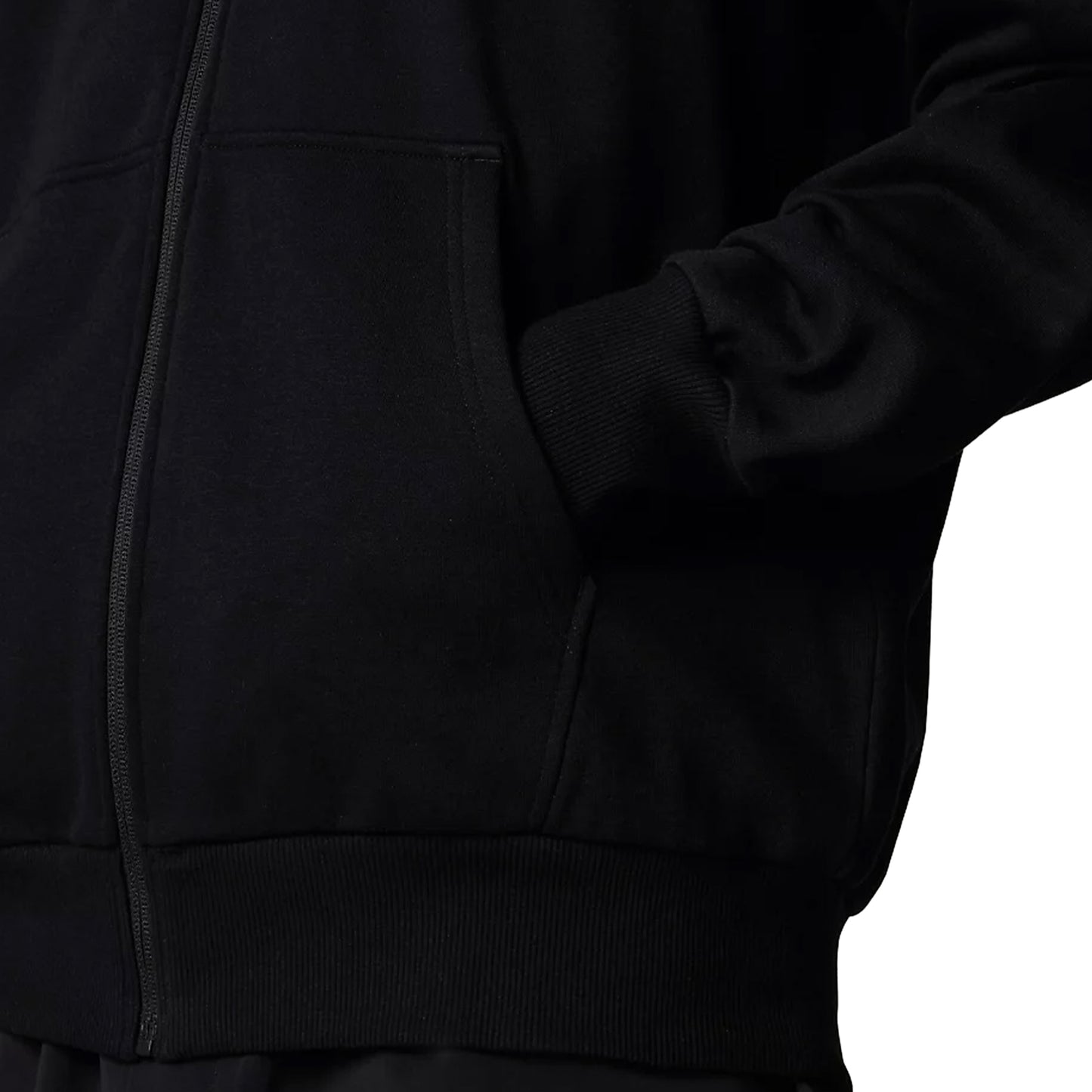 The North Face Simple Dome Full Zip Hoodie TNF Black  - NF0A89FDJK31