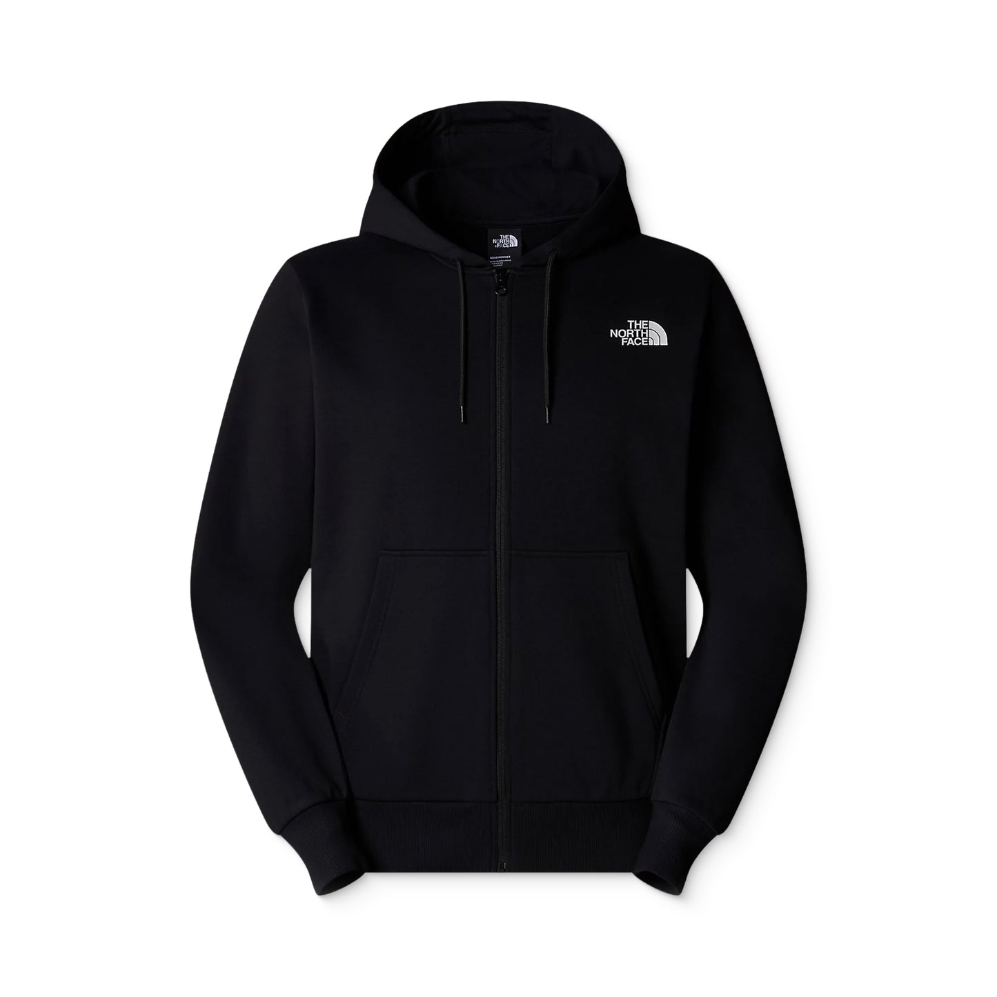 The North Face Simple Dome Full Zip Hoodie TNF Black  - NF0A89FDJK31