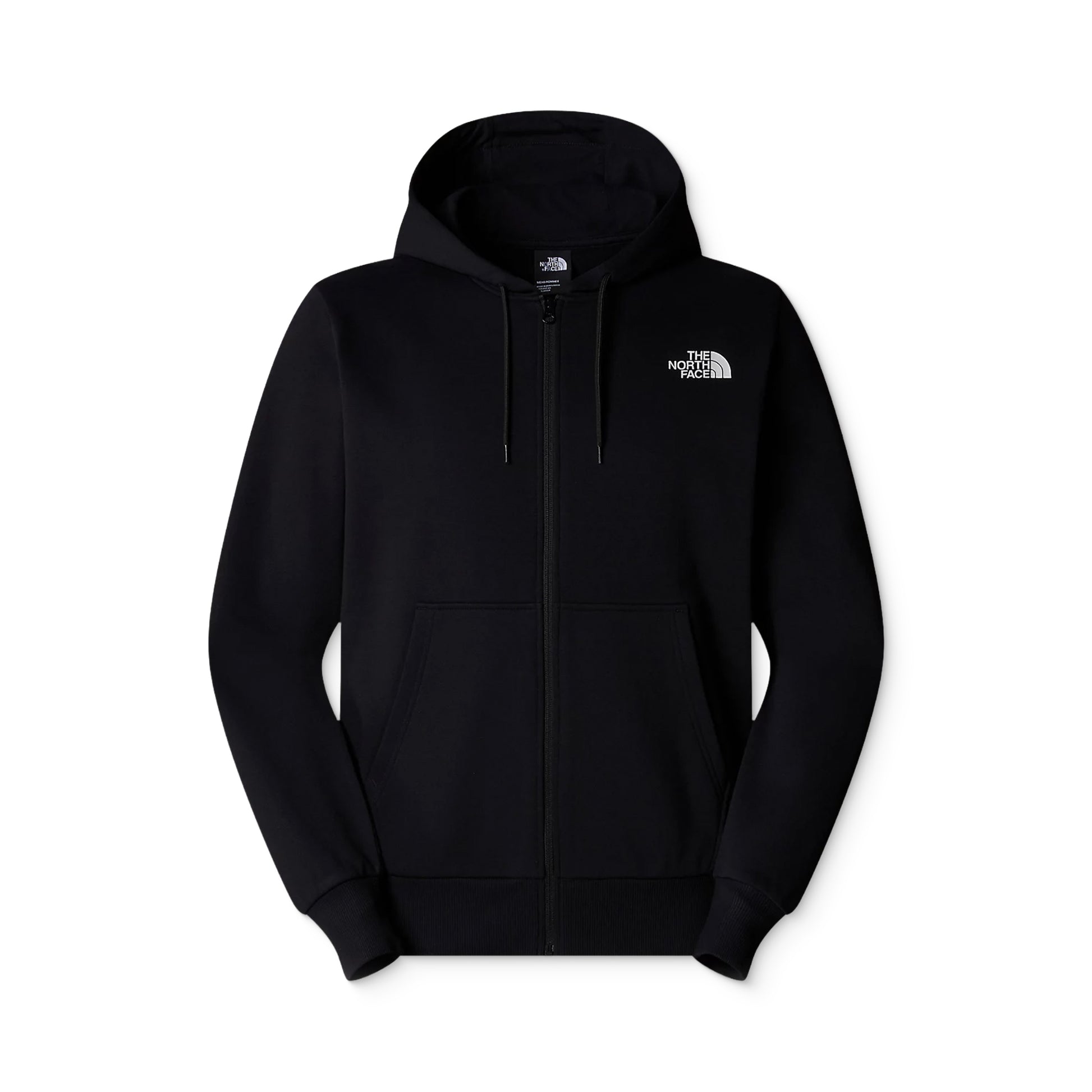 The North Face Simple Dome Full Zip Hoodie TNF Black  - NF0A89FDJK31