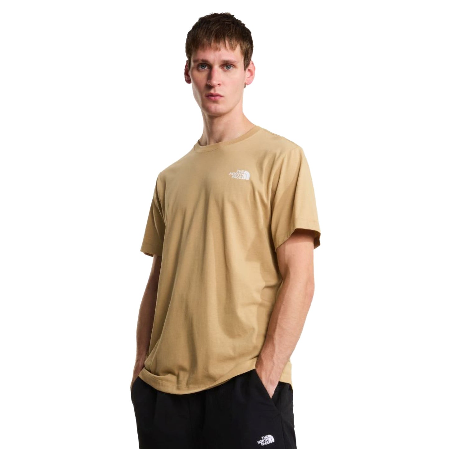 The North Face Evolution Box NSE Regular SS Tee Khaki Stone  - NF0A8B6KLK51