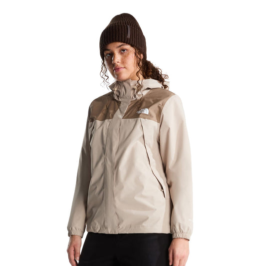 The North Face W Antora Rain Jacket Timeless Taupe/Garnet  - NF0A8BKDSN41