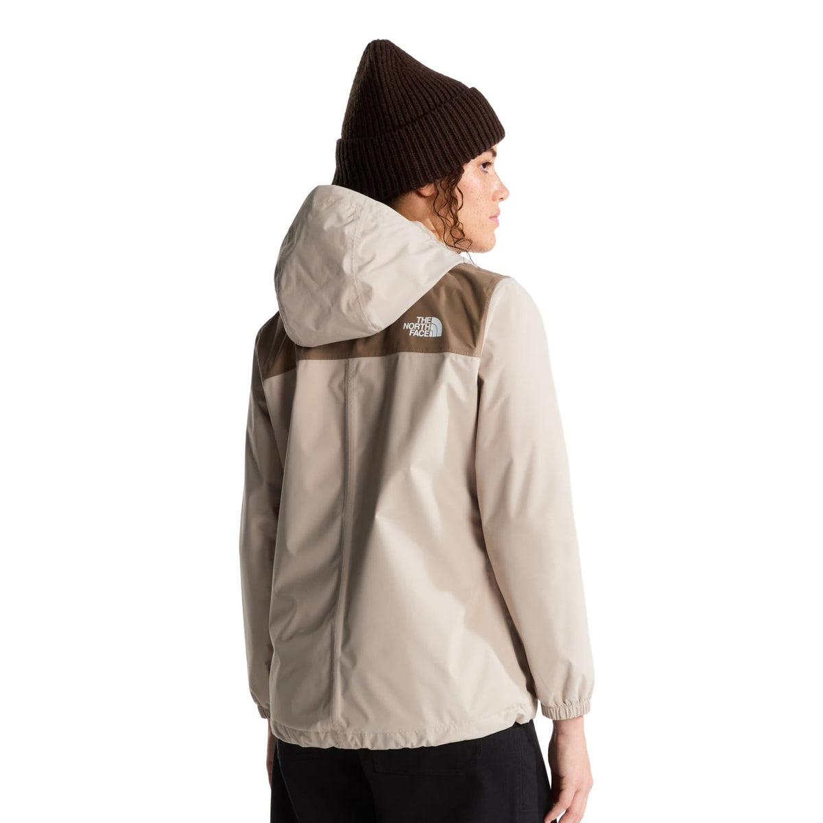 The North Face W Antora Rain Jacket Timeless Taupe/Garnet  - NF0A8BKDSN41