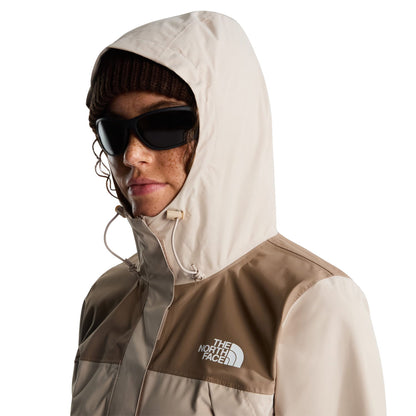 The North Face W Antora Rain Jacket Timeless Taupe/Garnet  - NF0A8BKDSN41