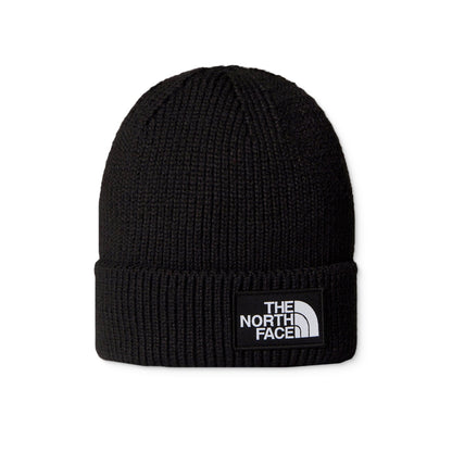 The North Face Logo Box Cuffed Beanie TNF Black  - NF0A8CHEJK31