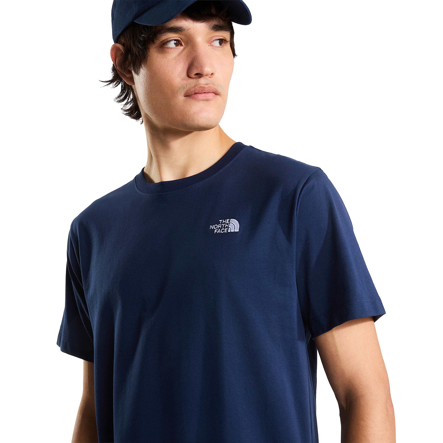 The North Face Evolution Simple Dome Regular SS Tee Navy  - NF0A8CZ28K21