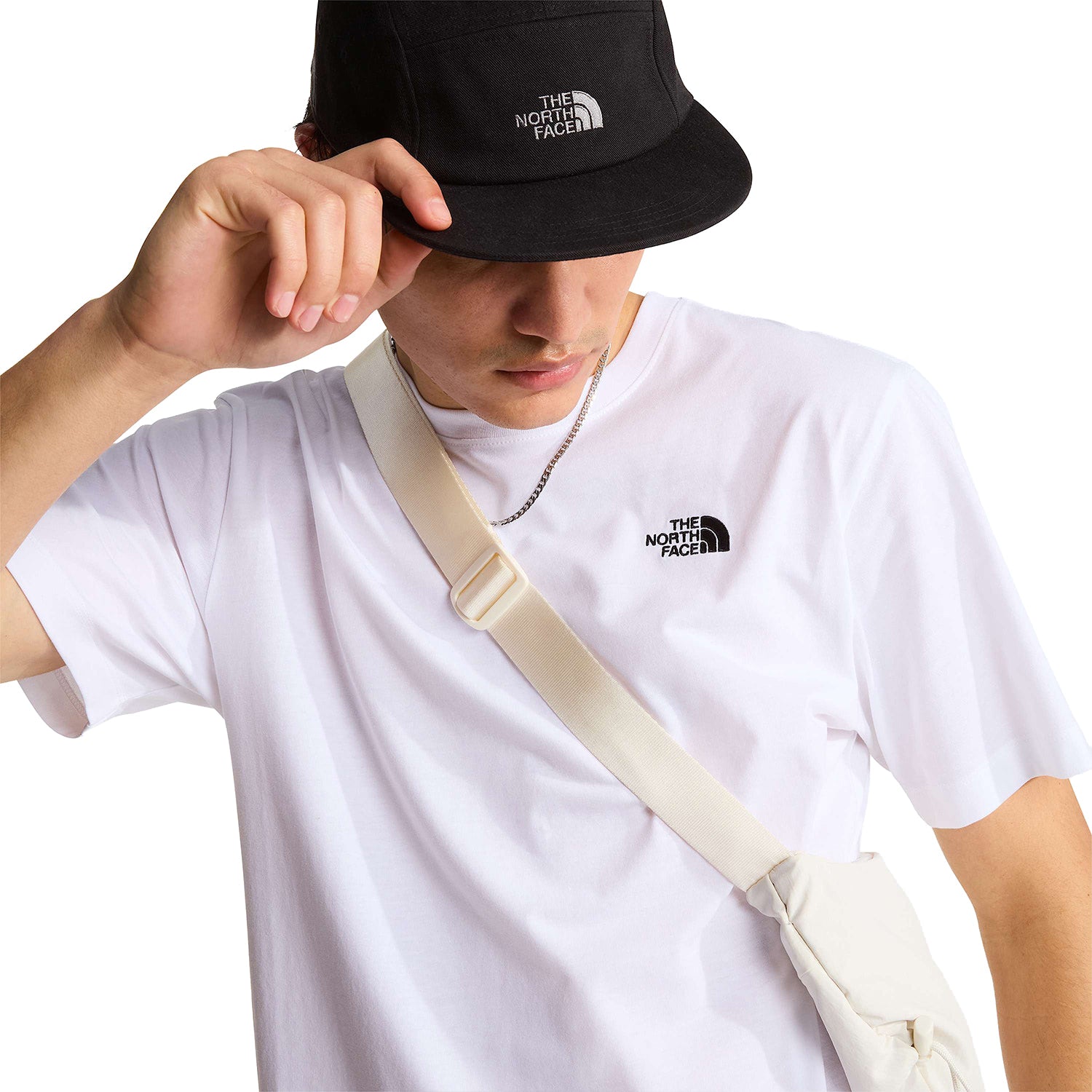 The North Face Evolution Simple Dome Regular SS Tee White  - NF0A8CZ2FN41