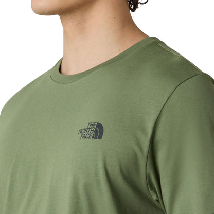 The North Face Mountain Sketch SS Tee Bark Mist  - NF0A8EE8BO91