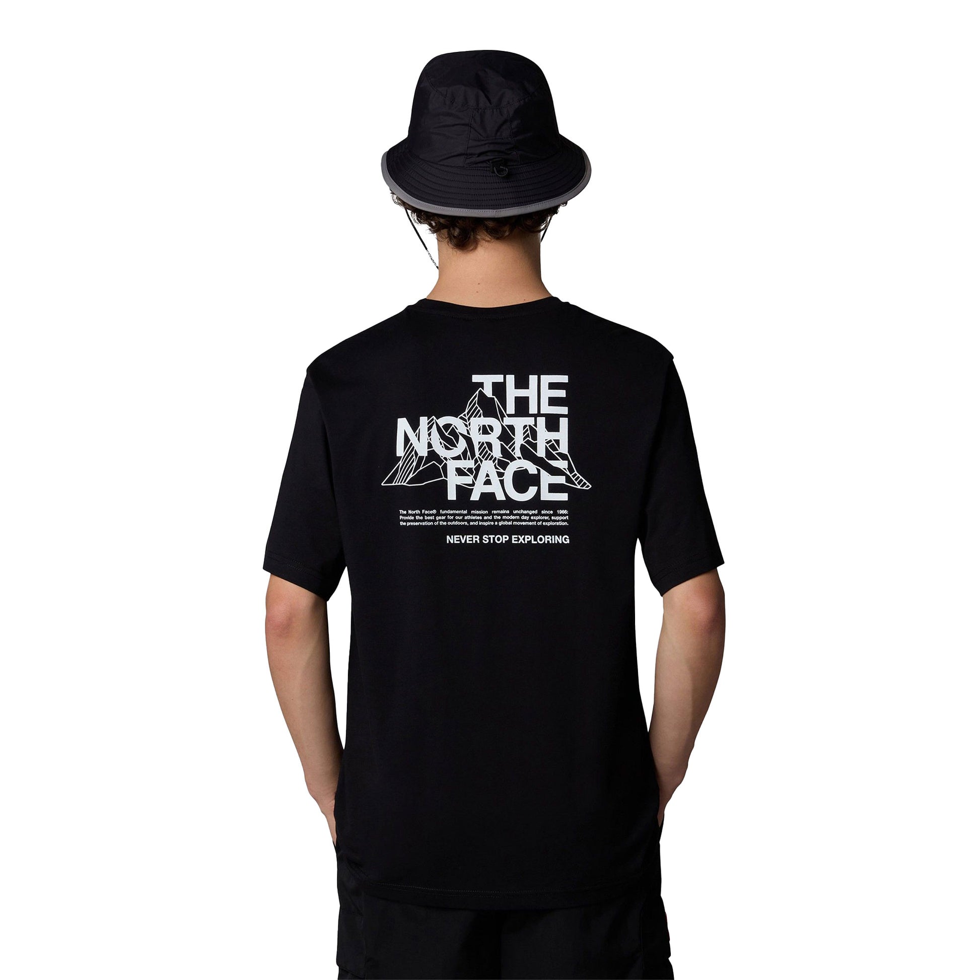 The North Face Mountain Sketch SS Tee TNF Black  - NF0A8EE8JK31