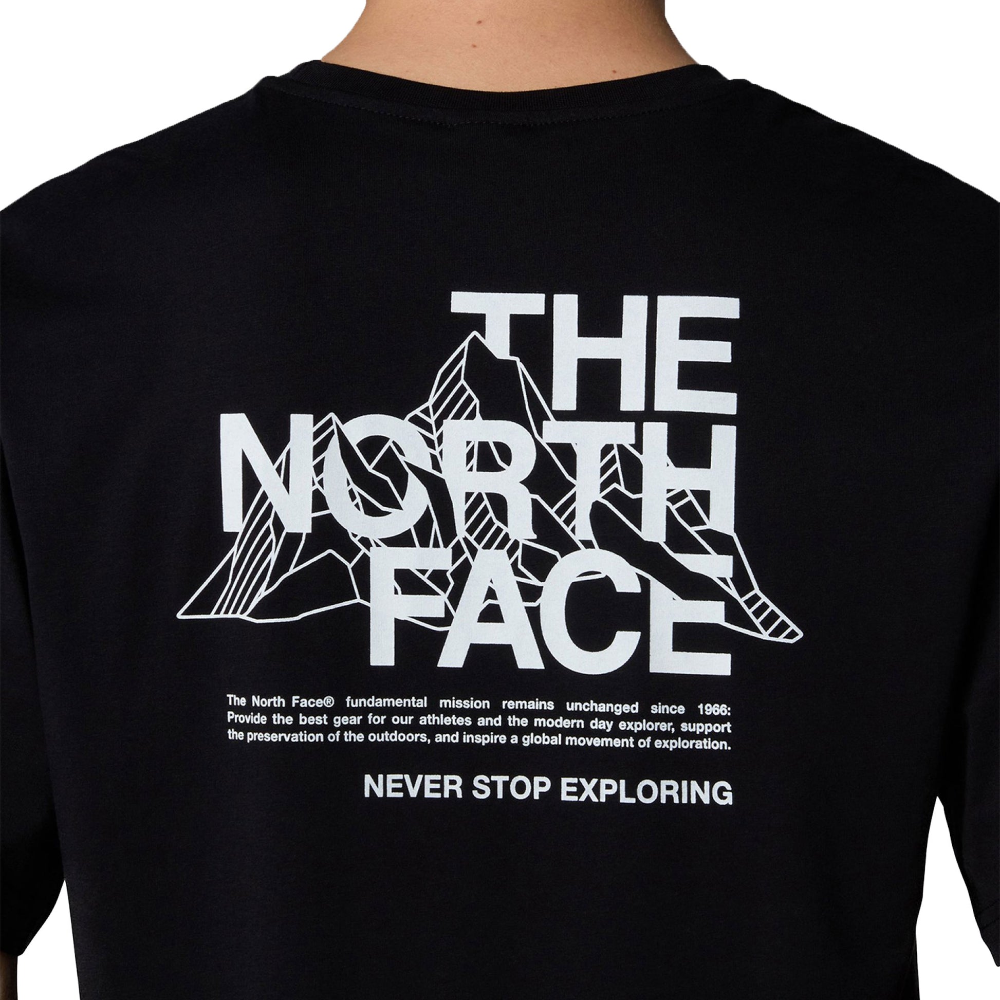 The North Face Mountain Sketch SS Tee TNF Black  - NF0A8EE8JK31