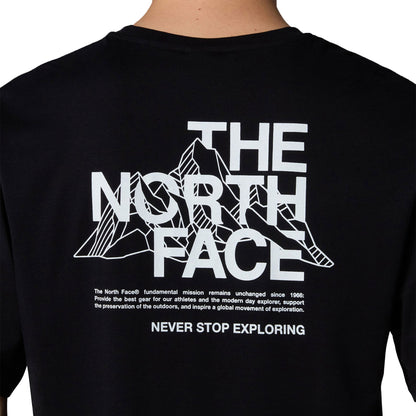 The North Face Mountain Sketch SS Tee TNF Black  - NF0A8EE8JK31