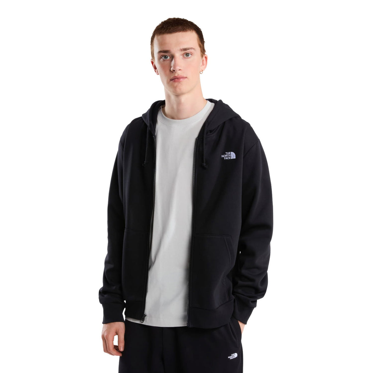 The North Face Evolution Simple Dome Full Zip Hoodie TNF Bla  - NF0A8EU1JK31