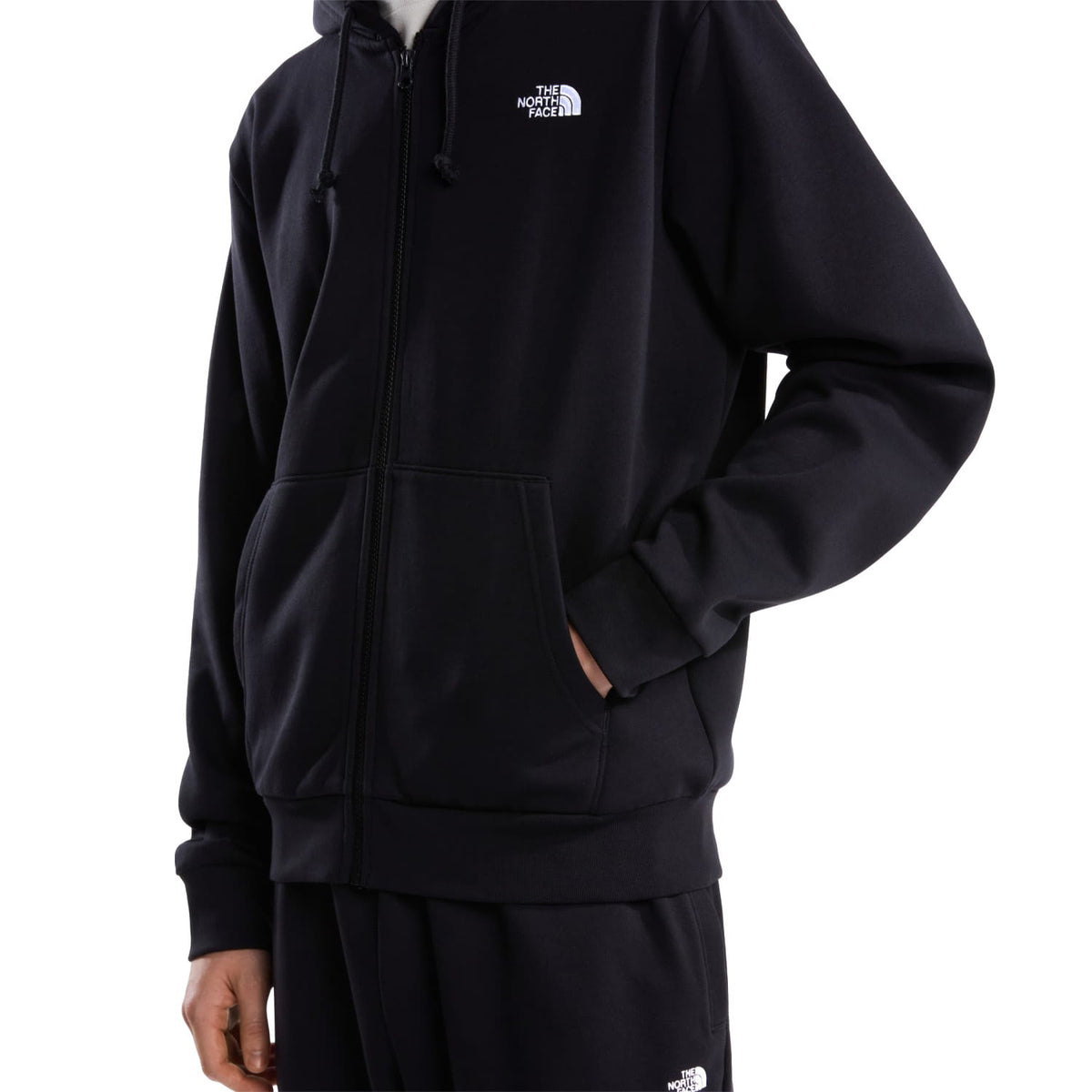 The North Face Evolution Simple Dome Full Zip Hoodie TNF Bla  - NF0A8EU1JK31