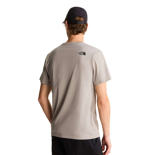The North Face Evolution Box Half Dome Reg SS Tee Stone Slab  - NF0A8G9C2MB1