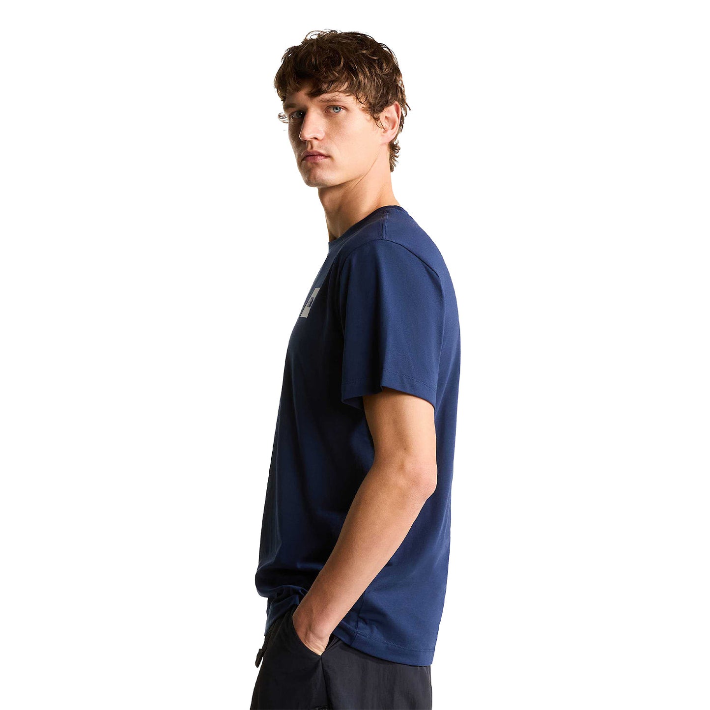 The North Face Evolution Box Half Dome Reg SS Tee Navy  - NF0A8G9C8K21