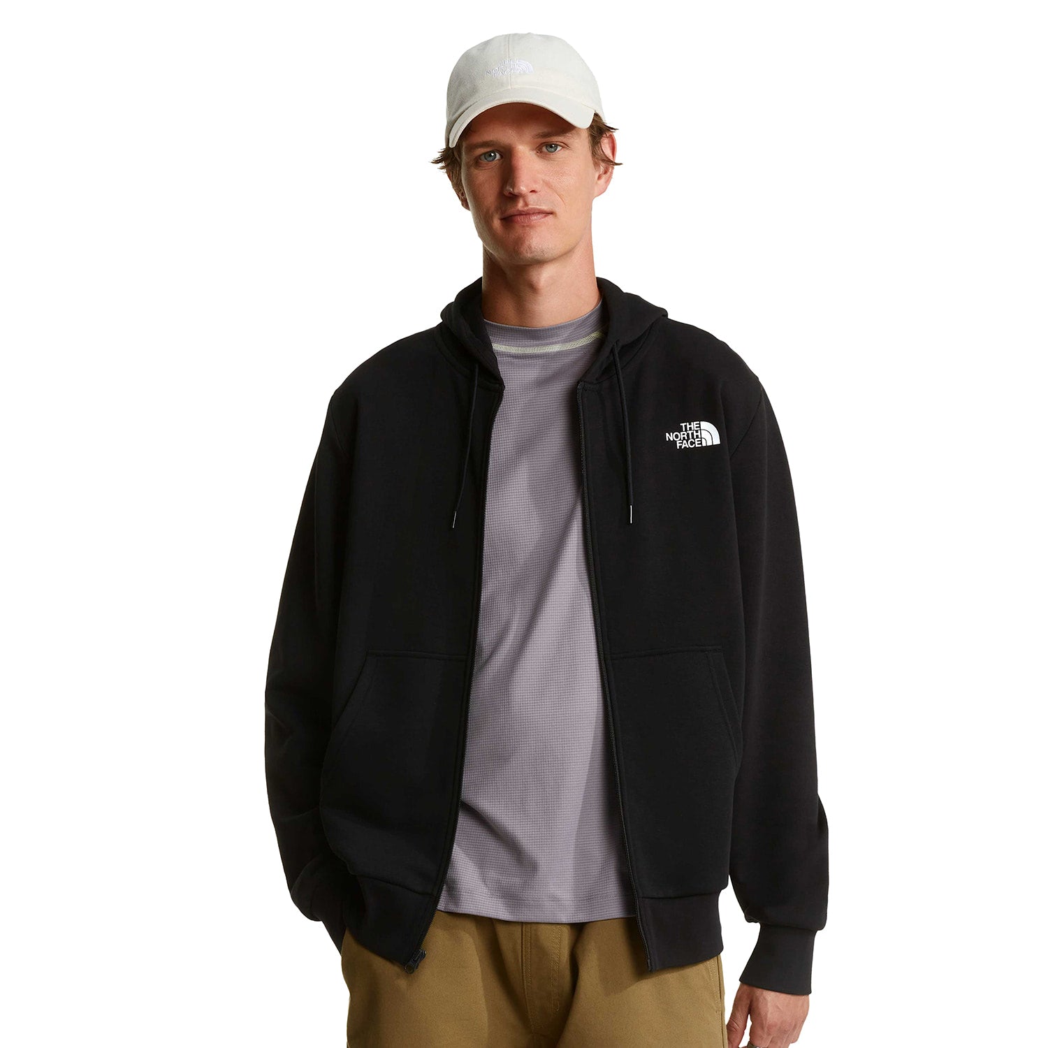 The North Face Simple Dome Light Regular FZ Hoodie TNF Black  - NF0A8GQ7JK31