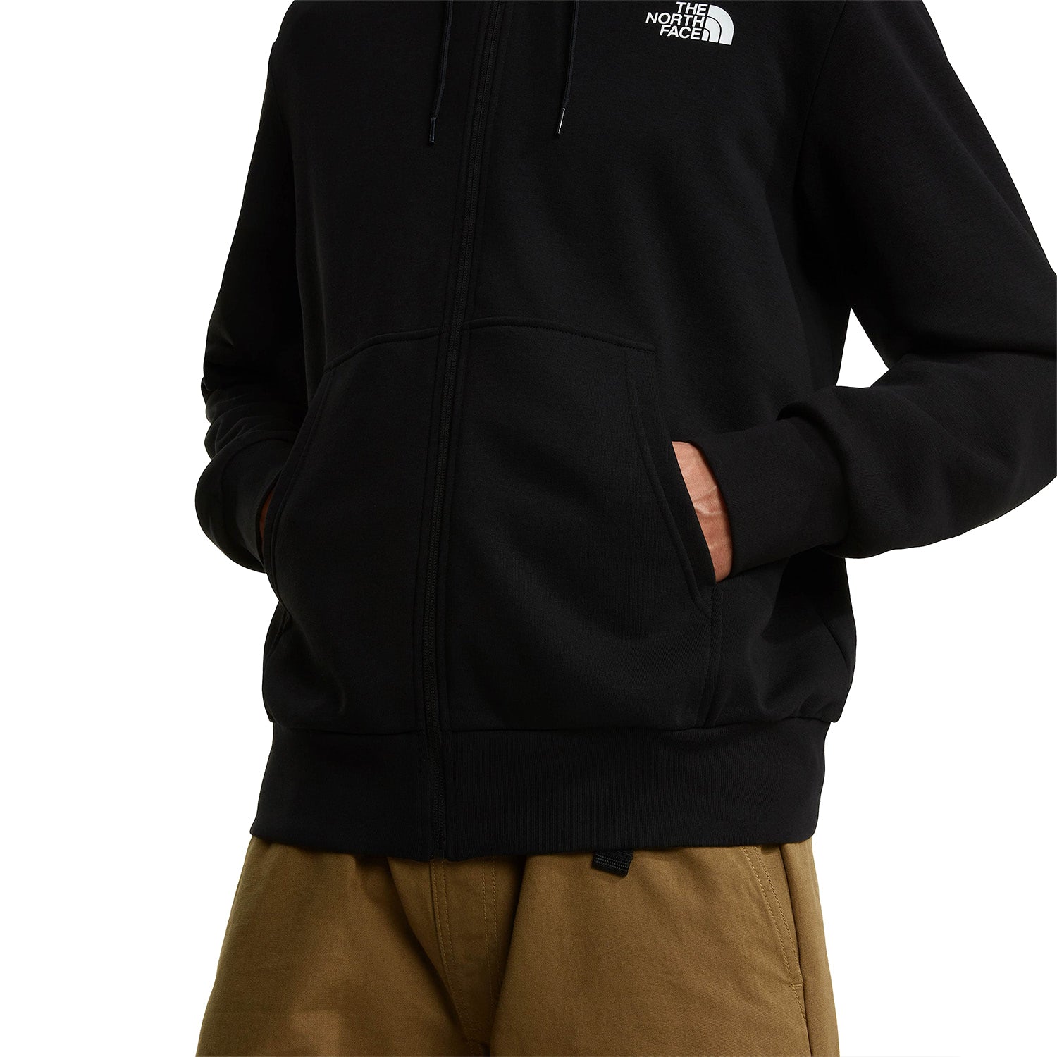 The North Face Simple Dome Light Regular FZ Hoodie TNF Black  - NF0A8GQ7JK31