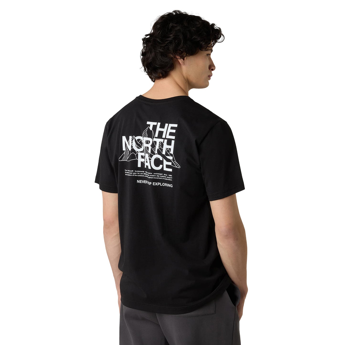 The North Face Mountain Sketch Regular SS Tee TNF Black  - NF0A8GUZJK31