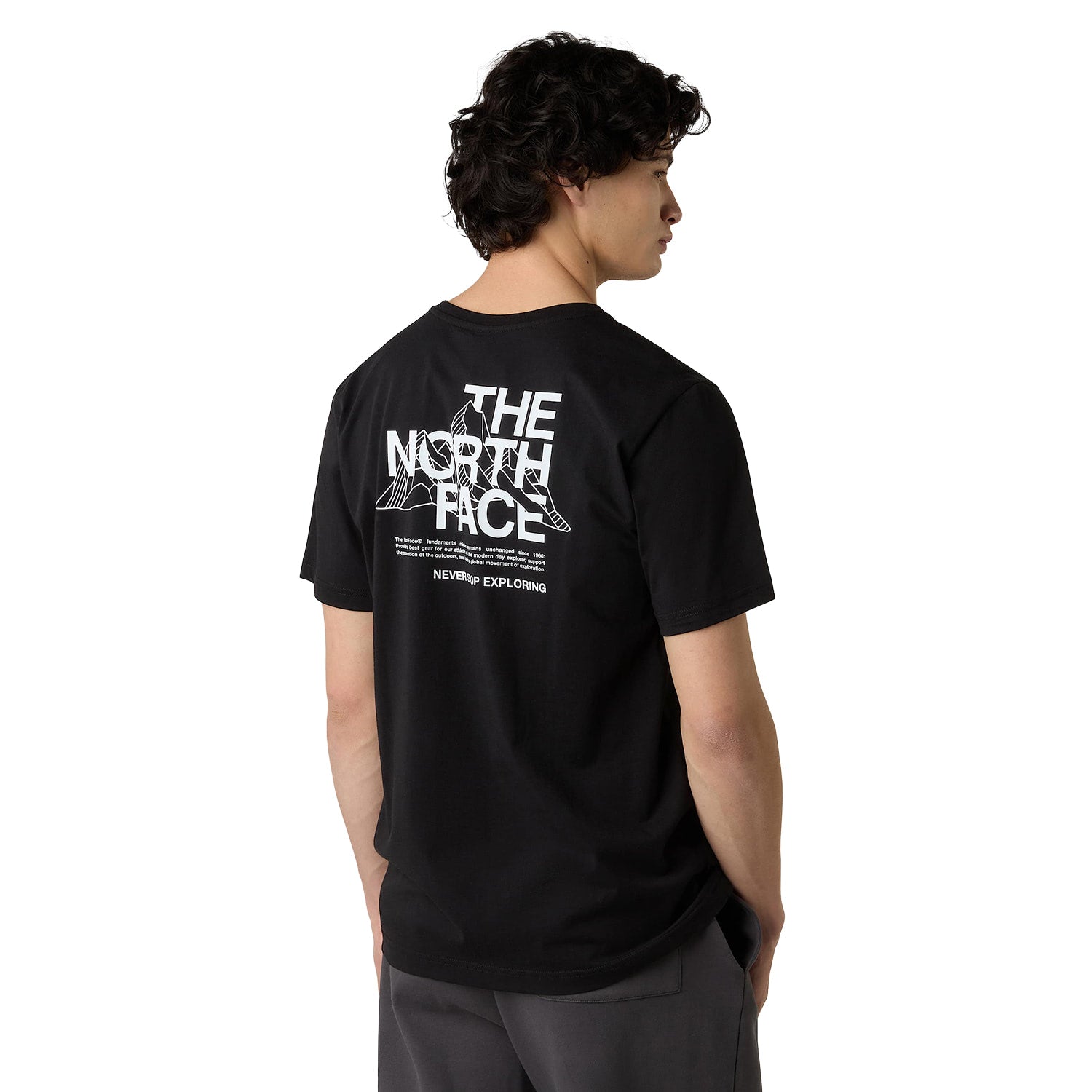 The North Face Mountain Sketch Regular SS Tee TNF Black  - NF0A8GUZJK31