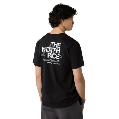 The North Face Mountain Sketch Regular SS Tee TNF Black  - NF0A8GUZJK31