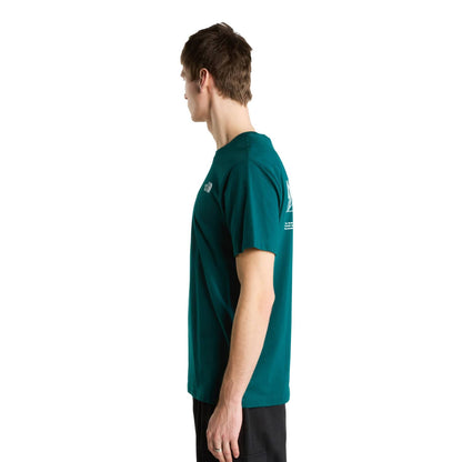 The North Face Mountain Sketch Regular SS Tee Pacific Teal  - NF0A8GUZN4J1