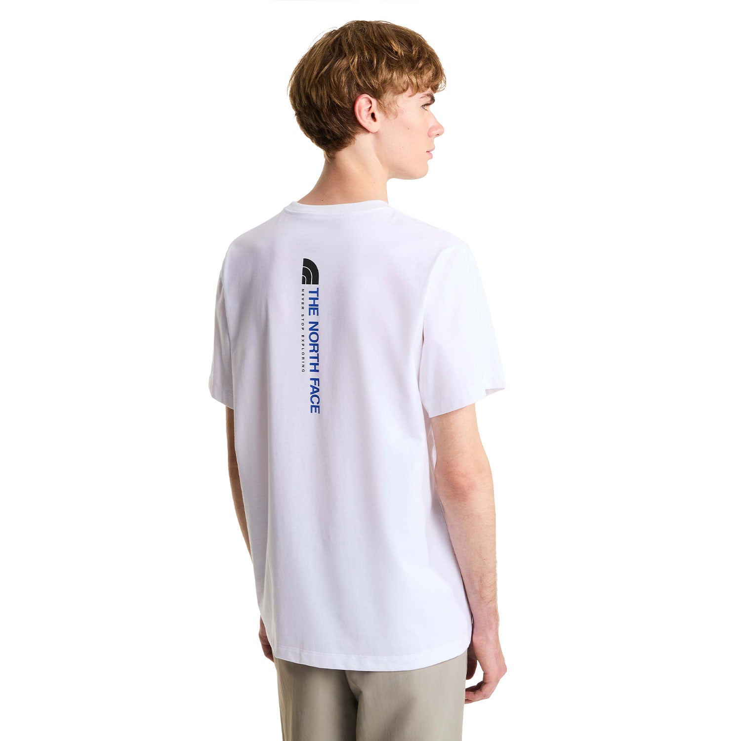 The North Face Vertical Graphic Regular SS Tee TNF White  - NF0A8GV1FN41