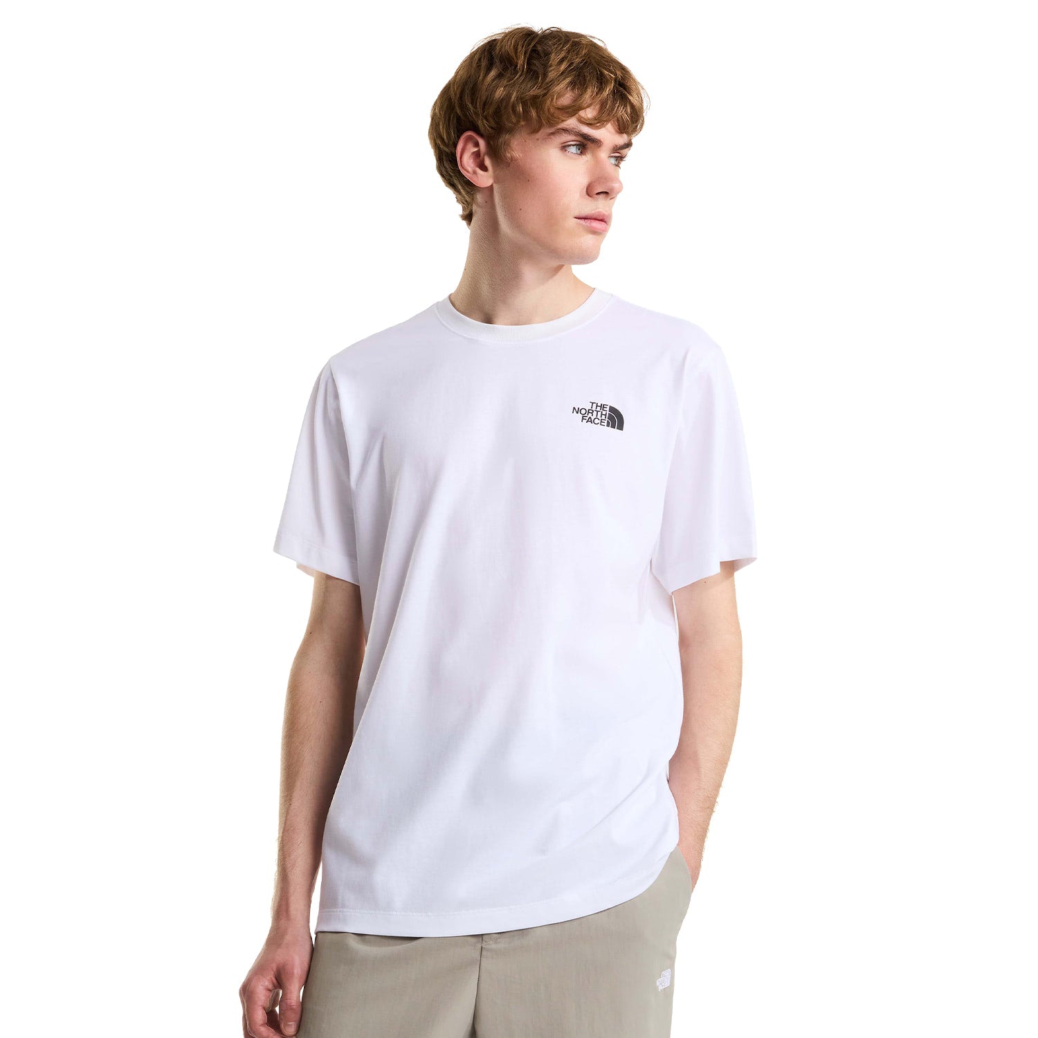 The North Face Vertical Graphic Regular SS Tee TNF White  - NF0A8GV1FN41