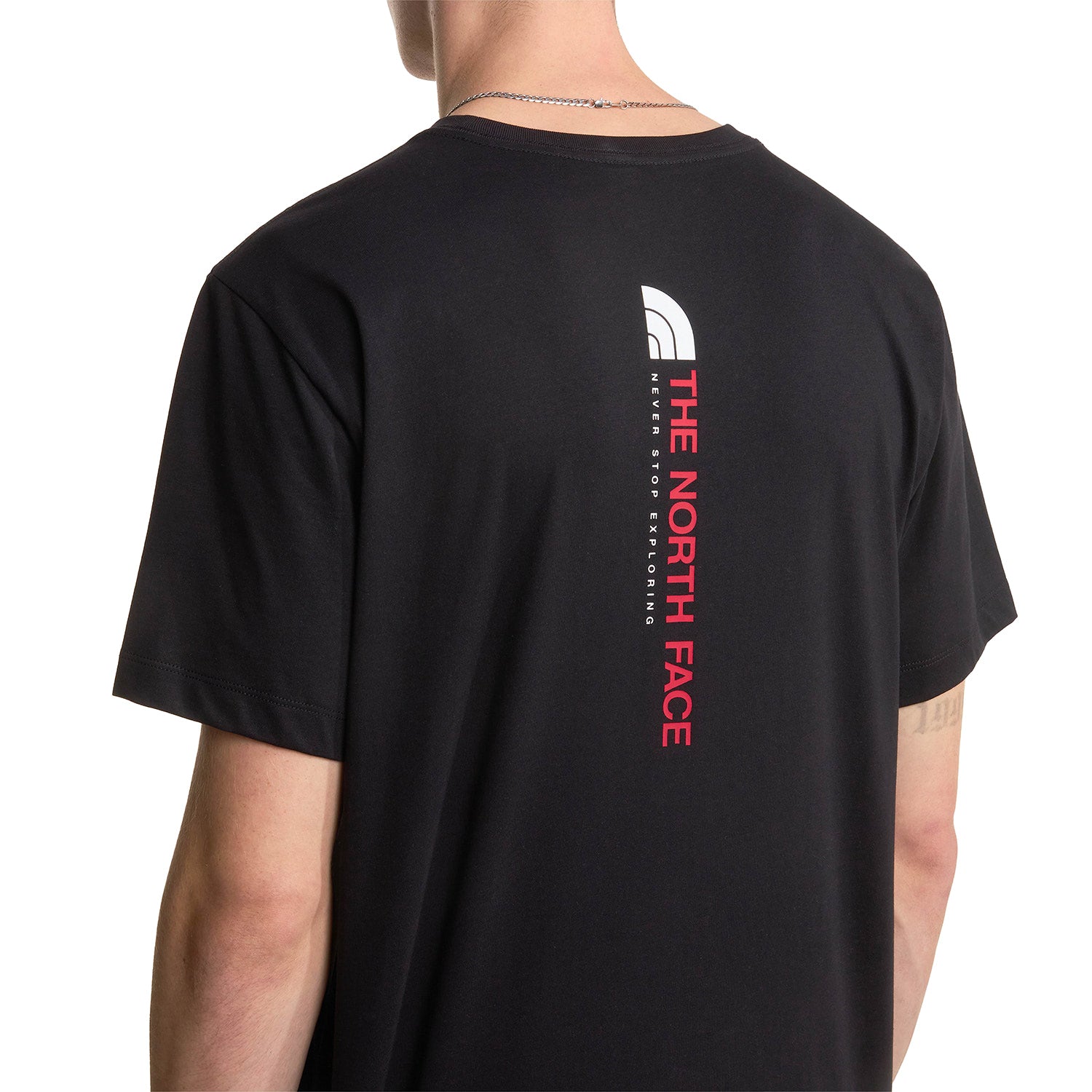 The North Face Vertical Graphic Regular SS Tee TNF Black  - NF0A8GV1JK31