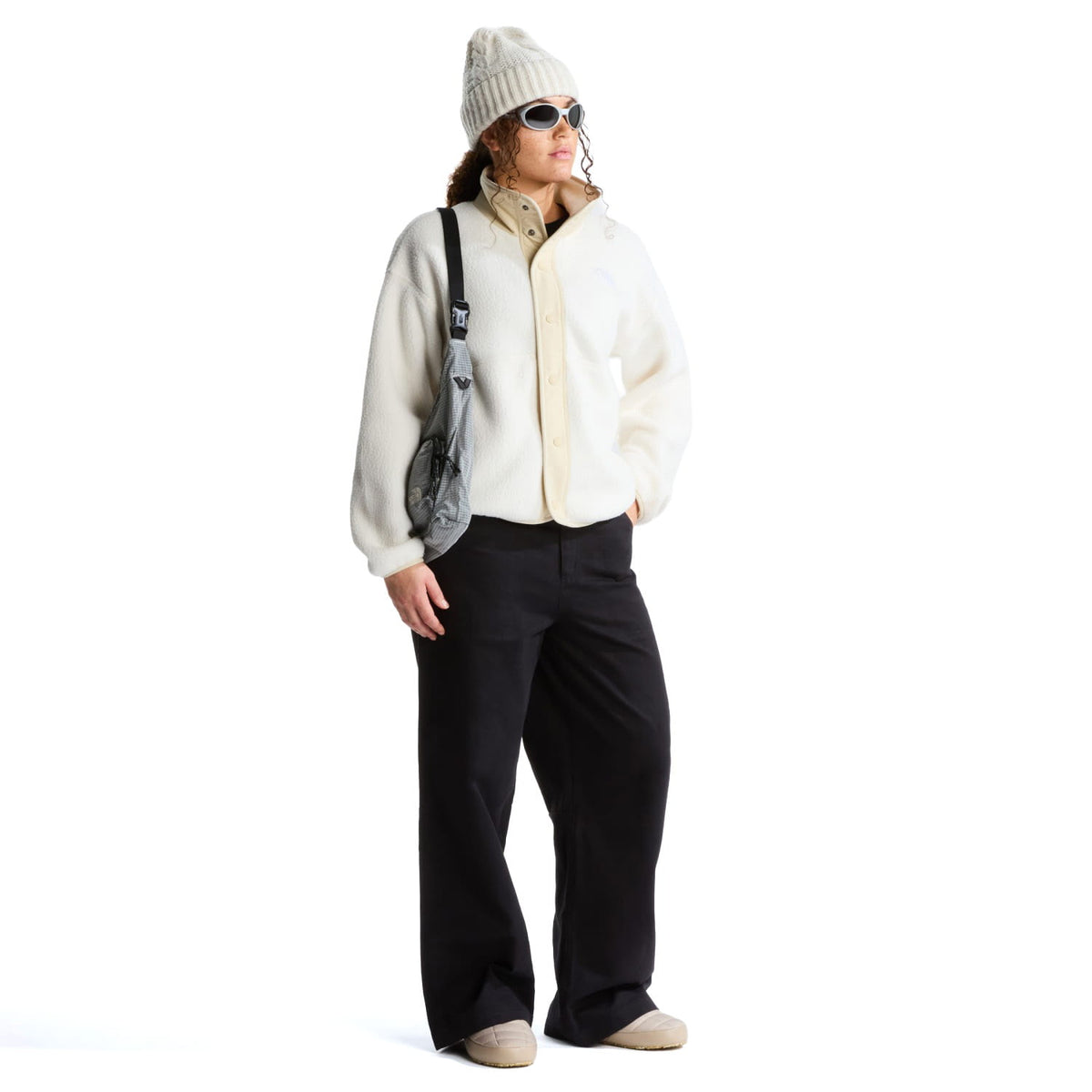 The North Face W Cragmont Fleece Jacket White Dune/Desert  - NF0A8J40JN51