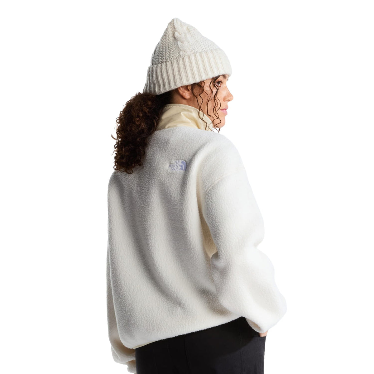 The North Face W Cragmont Fleece Jacket White Dune/Desert  - NF0A8J40JN51