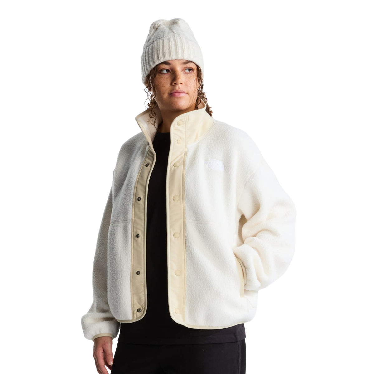 The North Face W Cragmont Fleece Jacket White Dune/Desert  - NF0A8J40JN51