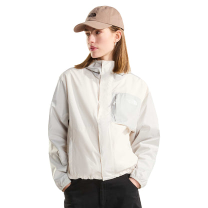 The North Face W Nuketo Wind Jacket White Dune/Cumulus Cloud  - NF0A8J43TBH1