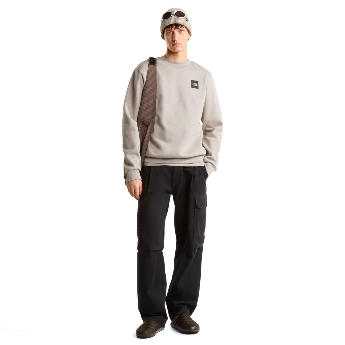 The North Face Box Half Dome Regular Crew Stone Slab  - NF0A8JAY2MB1