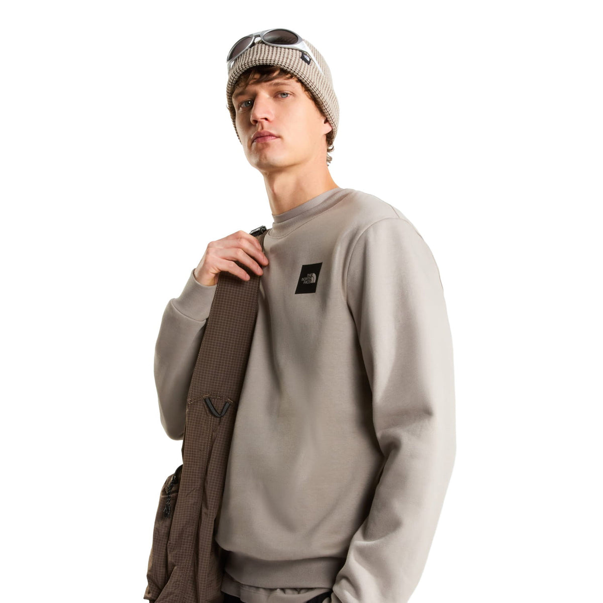 The North Face Box Half Dome Regular Crew Stone Slab  - NF0A8JAY2MB1