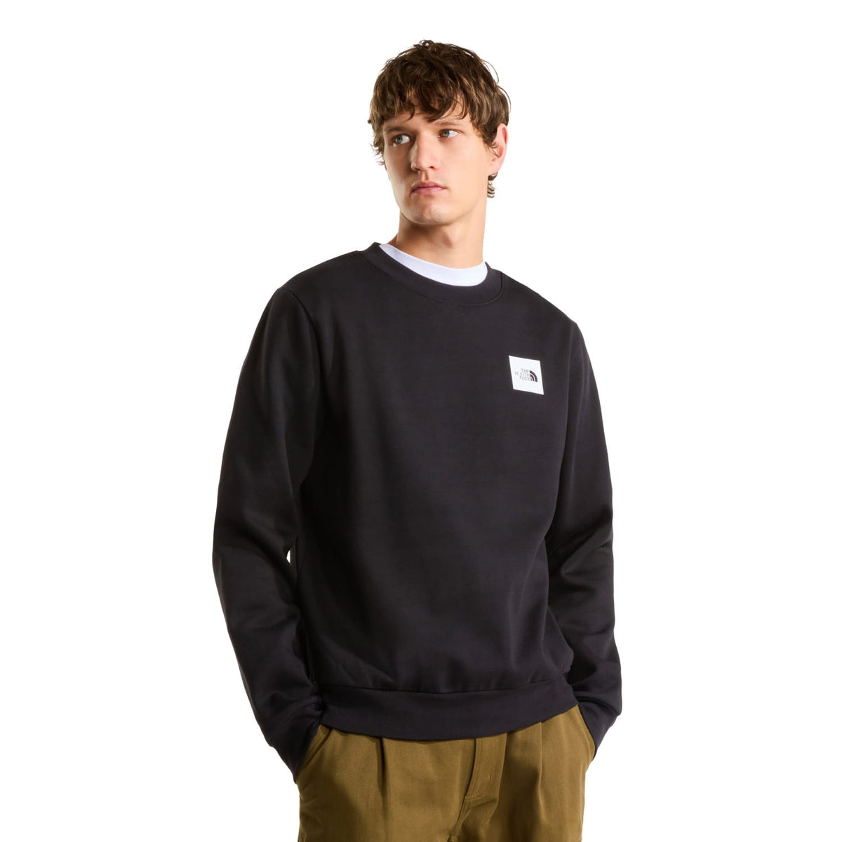 The North Face Box Half Dome Regular Crew TNF Black  - NF0A8JAYJK31
