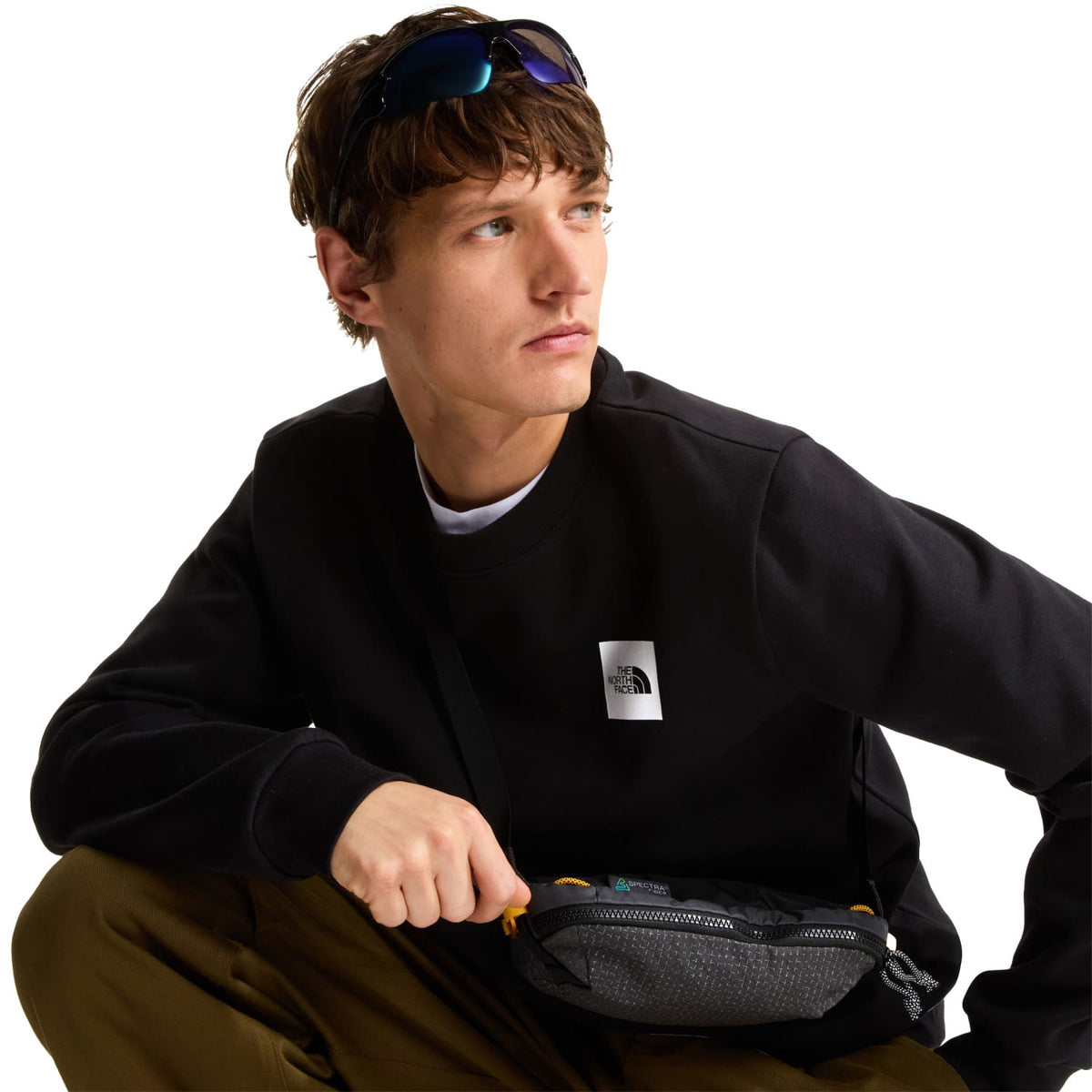The North Face Box Half Dome Regular Crew TNF Black  - NF0A8JAYJK31