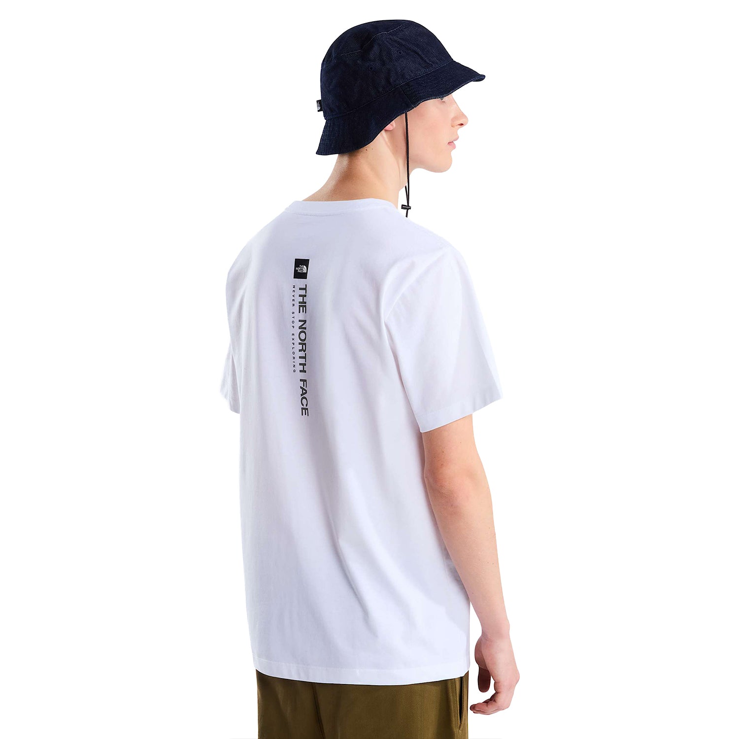 The North Face Vertical Regular SS Tee TNF White  - NF0A8JPPFN41
