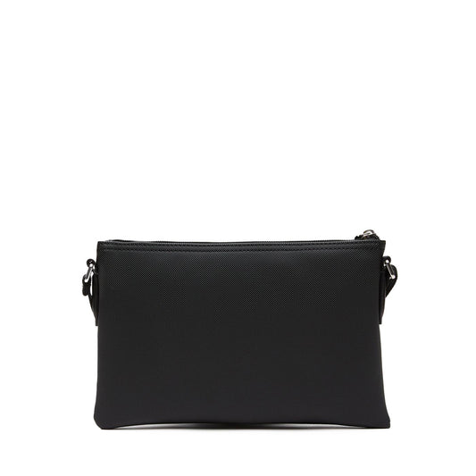 Lacoste L.12.12 Flat Purse W/ Strap Black  - NF1887PO-000