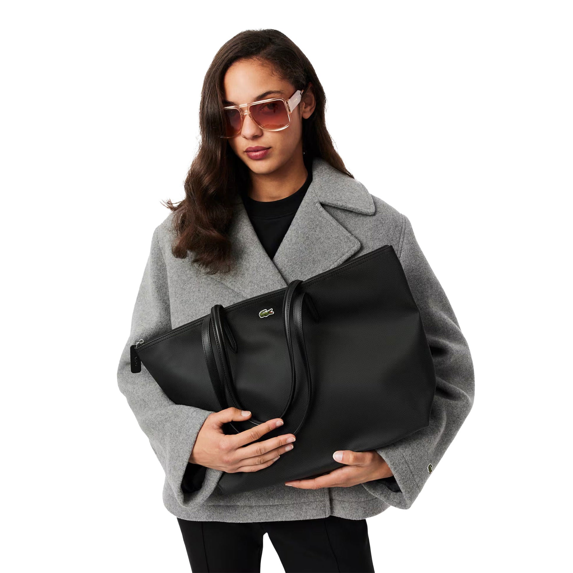 Lacoste Large L.12.12 Concept Tote Black  - NF1888PK-000